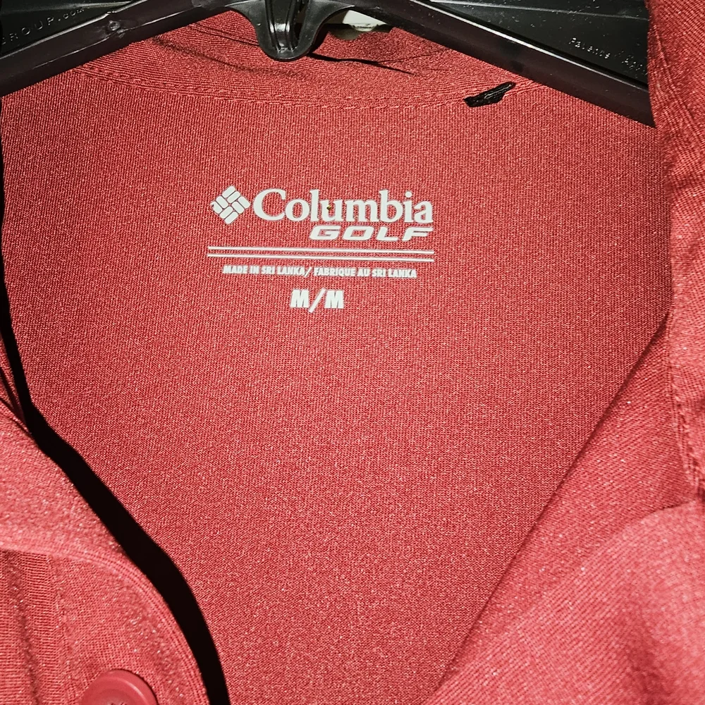 Columbia Red Performance Polo Shirt - Picture 2 of 3